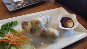 Summer rolls at Vevi in Vienna