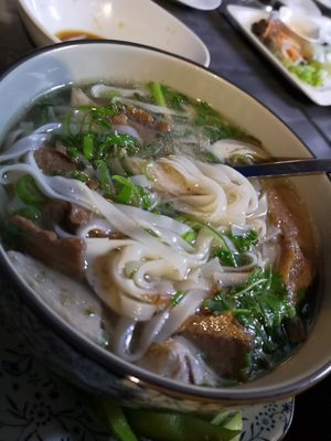 Pho with seitan ans soy at Vevi in Vienna