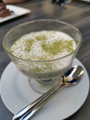 Matcha Tiramisu at Vevi in Vienna