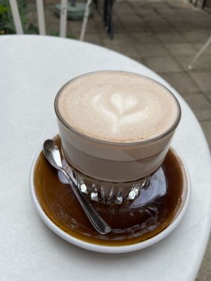Hot cocoa: very good at Loaf Sourdough Bakery in Utrecht