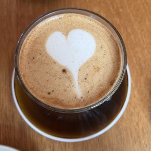 Spiced latte #Veganuary at Loaf Sourdough Bakery in Utrecht