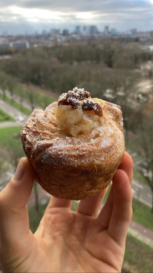 Cruffin Luxe  at Loaf Sourdough Bakery in Utrecht