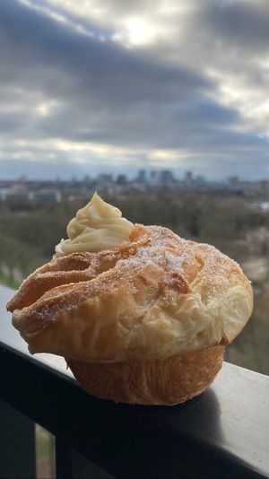 Cruffin vanilla  at Loaf Sourdough Bakery in Utrecht