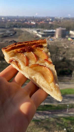 Vegan French Apple Tart With Frangipane  at Loaf Sourdough Bakery in Utrecht