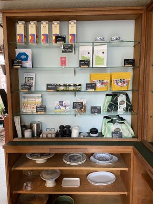 Little shop  at Loaf Sourdough Bakery in Utrecht