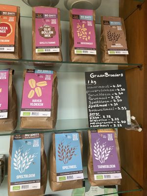 Flour (mixes) Dec 2023 at Loaf Sourdough Bakery in Utrecht