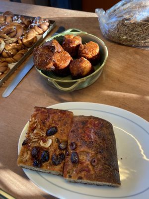 Kouign amann (caramelized croissant dough from Bretagne) Dec 2023 at Loaf Sourdough Bakery in Utrecht