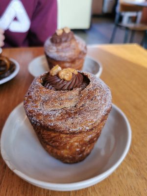 Cruffins deluxe at Loaf Sourdough Bakery in Utrecht