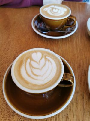Cappuccino at Loaf Sourdough Bakery in Utrecht
