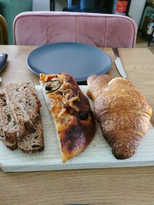 Croissant, Focassia and Bread at Loaf Sourdough Bakery in Utrecht