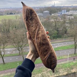 Baguette. So good!!!  at Loaf Sourdough Bakery in Utrecht