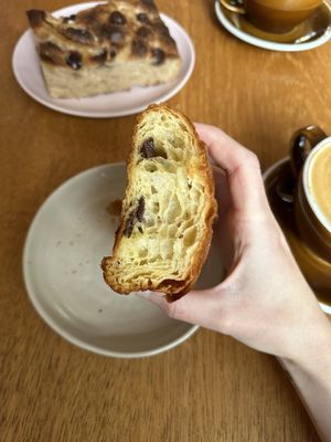 Pain aux choc heaven  at Loaf Sourdough Bakery in Utrecht