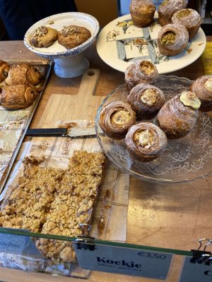Offering Thursday 4 July 2024. The apple crumble is decent at Loaf Sourdough Bakery in Utrecht