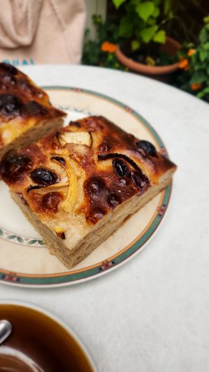 Focaccia at Loaf Sourdough Bakery in Utrecht