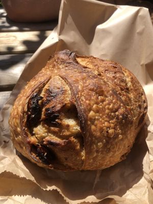 sundried tomato sourdough   at Loaf Sourdough Bakery in Utrecht
