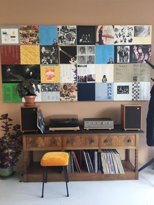 Vinyl at Loaf Sourdough Bakery in Utrecht