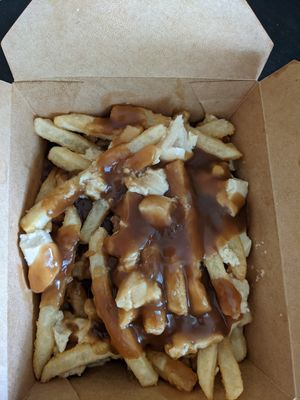 Irie Poutine at Irie Green in Gloucester