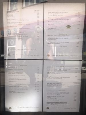 Menu  at Am Deich in Peenemuende