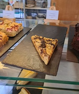 Vegane Nussecke at Am Deich in Peenemuende