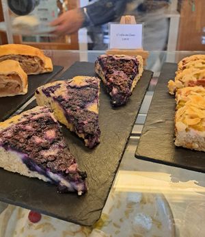 Veganer Heidelbeerkuchen at Am Deich in Peenemuende