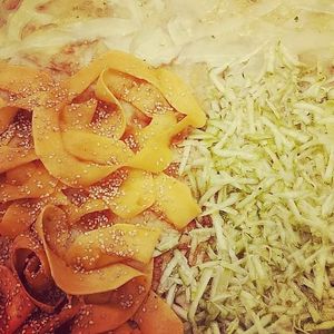 Pizza con zucca at Prima la Materia in Rome