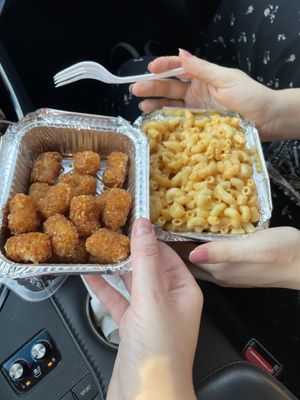 Tater tots and mac and cheese   at Freakin' Vegan - Take Out & Delivery in Ridgewood