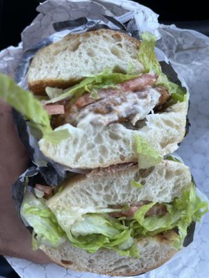 Chick’n Cutlet Hero  at Freakin' Vegan - Take Out & Delivery in Ridgewood