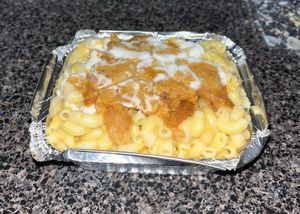 Buffalo chick’n mac n cheese 🤤  at Freakin' Vegan - Take Out & Delivery in Ridgewood