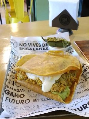 Tostada de la Siberia at Revolucion Verde - Colonia Centro in Monterrey