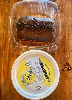 Vegansito y nieve de vainilla at Revolucion Verde - Colonia Centro in Monterrey