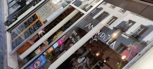 Facade at Amendūla Café in Paris