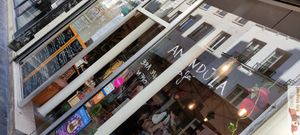 Facade at Amendūla Café in Paris