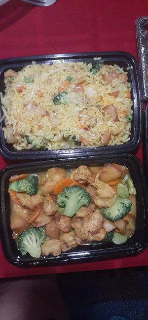 Curry fried rice, curry supreme at The Vegetable Garden in Silver Spring