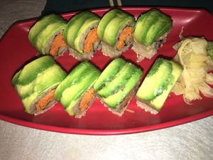 avocado rolls at The Vegetable Garden in Silver Spring