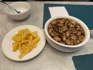 Hot and sour soup  at The Vegetable Garden in Silver Spring