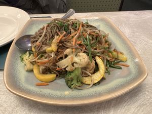 Soba noodles  at The Vegetable Garden in Silver Spring