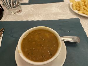 Lentil soup  at The Vegetable Garden in Silver Spring