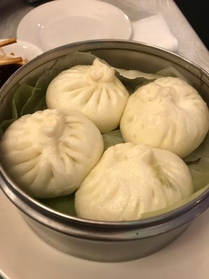 Steamed vegetable buns at The Vegetable Garden in Silver Spring
