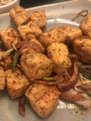 Spicy Cumin Tofu at The Vegetable Garden in Silver Spring