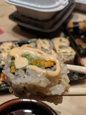 Spicy California roll at The Vegetable Garden in Silver Spring