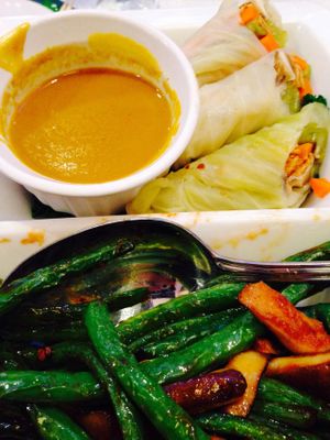 Dinner special of two sides at The Vegetable Garden in Silver Spring