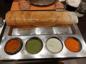 Masala dosa at Krishna Vilas in Eindhoven
