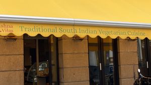 Entrance  at Krishna Vilas in Eindhoven