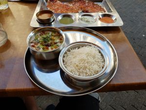 Navratan kurma (sadly not vegan, but absolutely amazing) at Krishna Vilas in Eindhoven