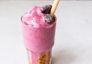 Raining Berries Smoothie at Claire's Wholesome Kitchen in Springfield Central