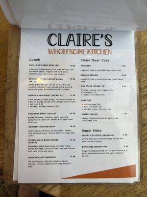 Lunch   at Claire's Wholesome Kitchen in Springfield Central