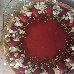 Strawberry Cheesecake  at Billas Catering & Kuchen in Darmstadt