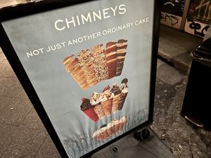 sign at Chimneys in Berlin