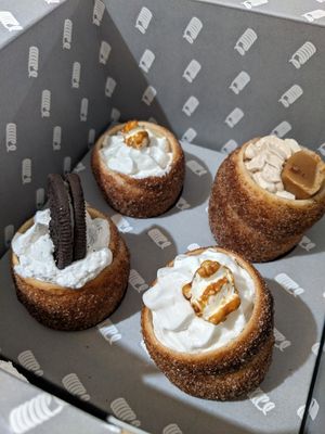 box of mini chimneys at Chimneys in Berlin