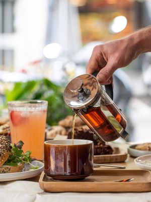 Tea (cold or iced), lemonade and other drinks at NEØ Coffee House in Barcelona